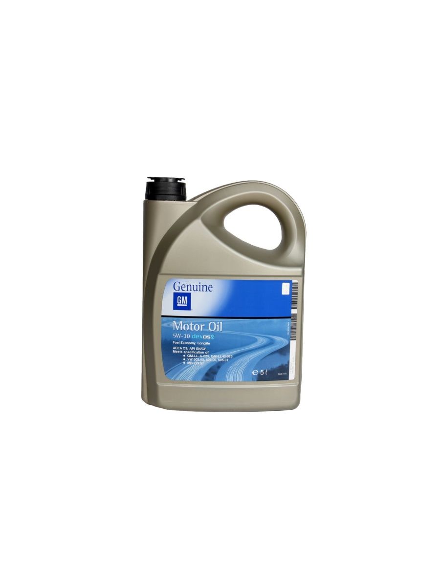 Масло моторное GM Dexos 2 5W30 5л 1942003