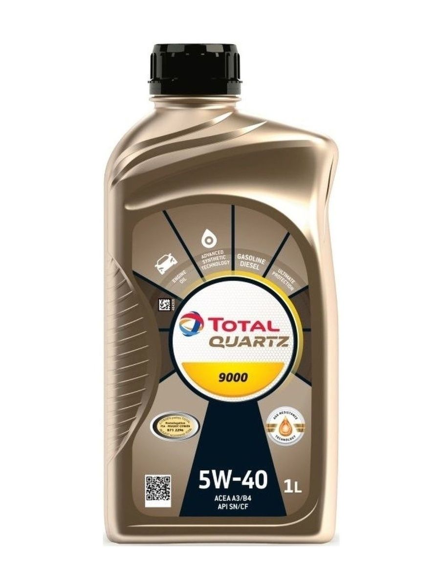 Моторное масло Total Quartz 9000 5W40 1л