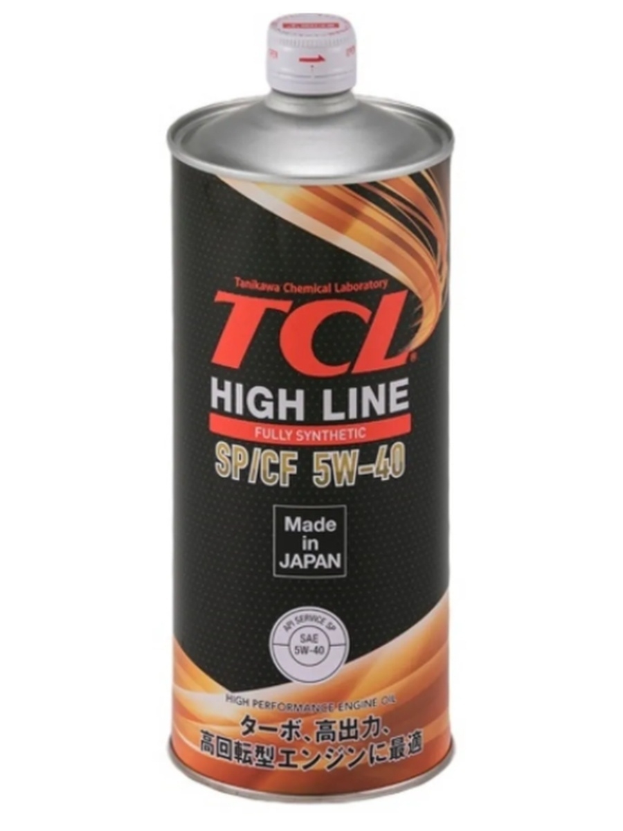 Масло моторное TCL High Line, Fully Synth, SPCF, 5W40, 1л