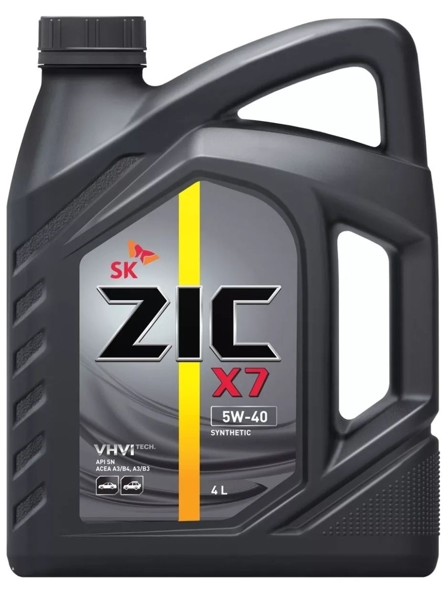 Моторное масло ZIC X7 5W40 4 л