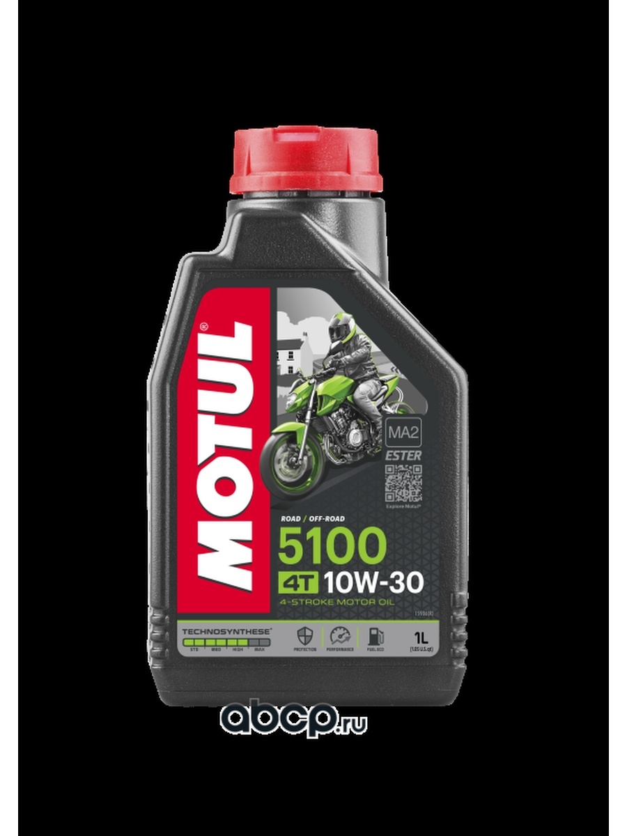 MOTUL Motul 5100 Ester 4T 10W30 моторное масло для мотоциклов 1л