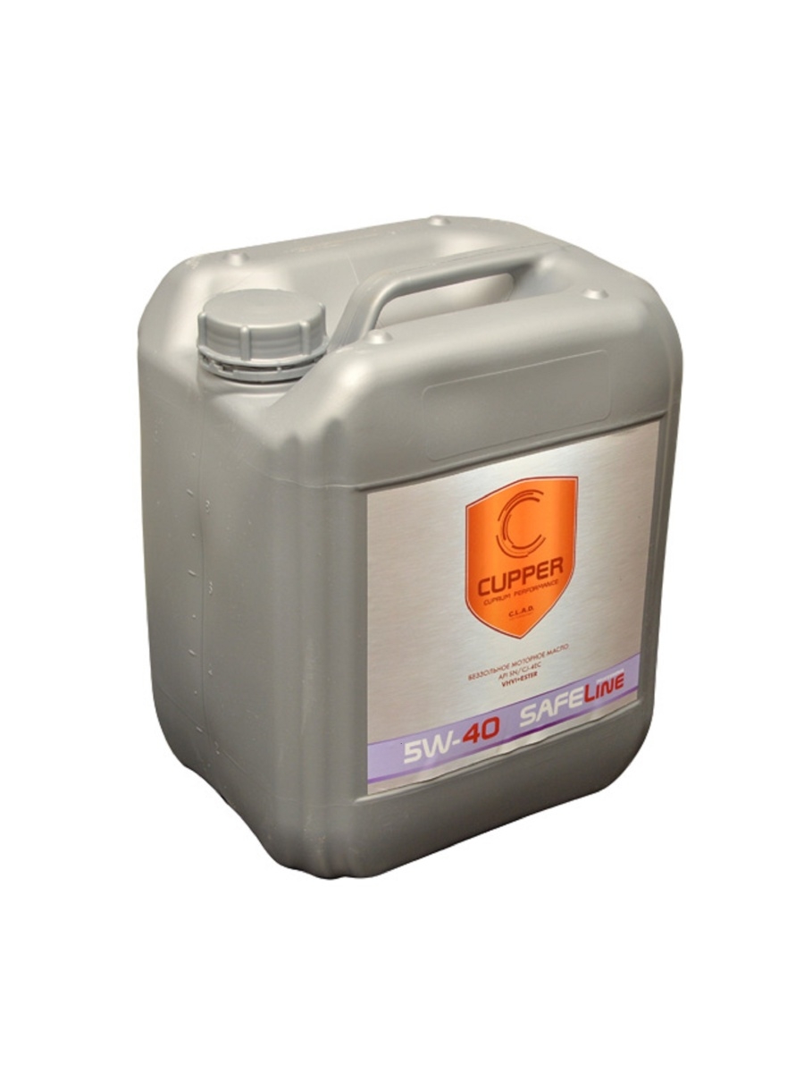 Масло моторное Cupper синтетическое, SAFELine 5W-40, API SNCJ-4, 10л
