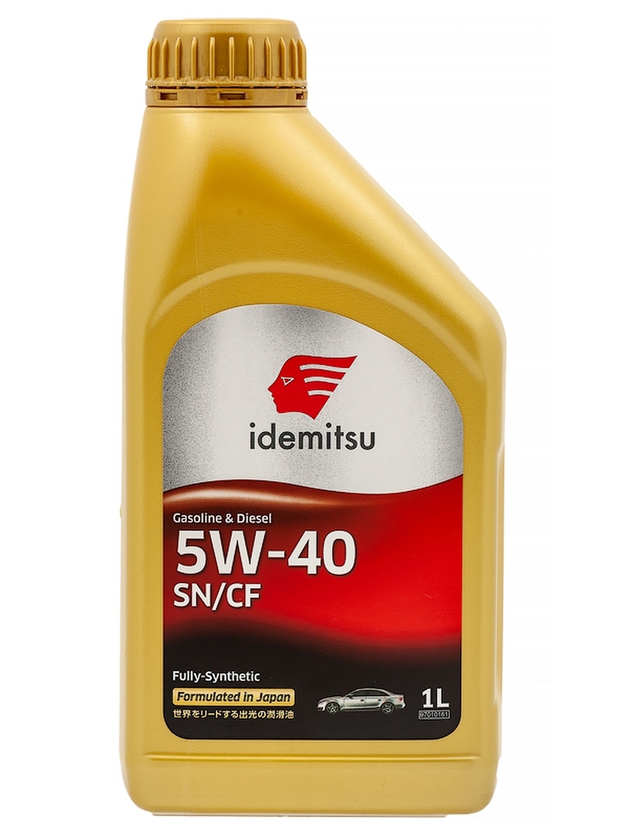 Моторное масло Идемитсу оригинал, idemitsu 5w40, Синтетическое 5в40, SAE 5W-40, 4л, 1л, SNCF, авто