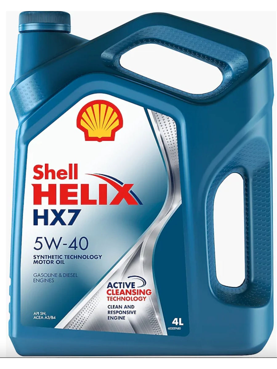5w40 Shell Helix HX7 4л полусинтетич