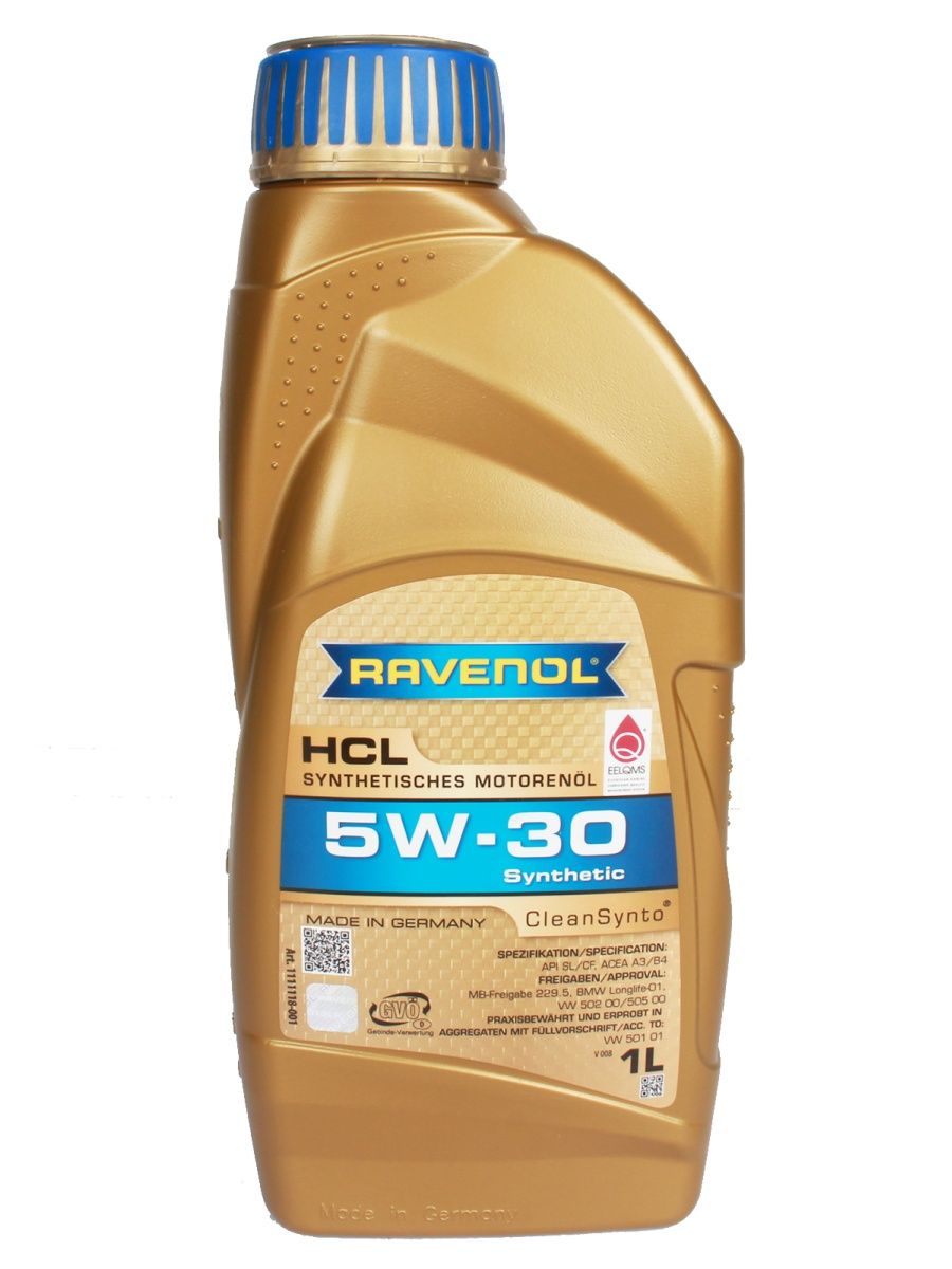 Масло моторное RAVENOL HCL 5W30 1л 5W30