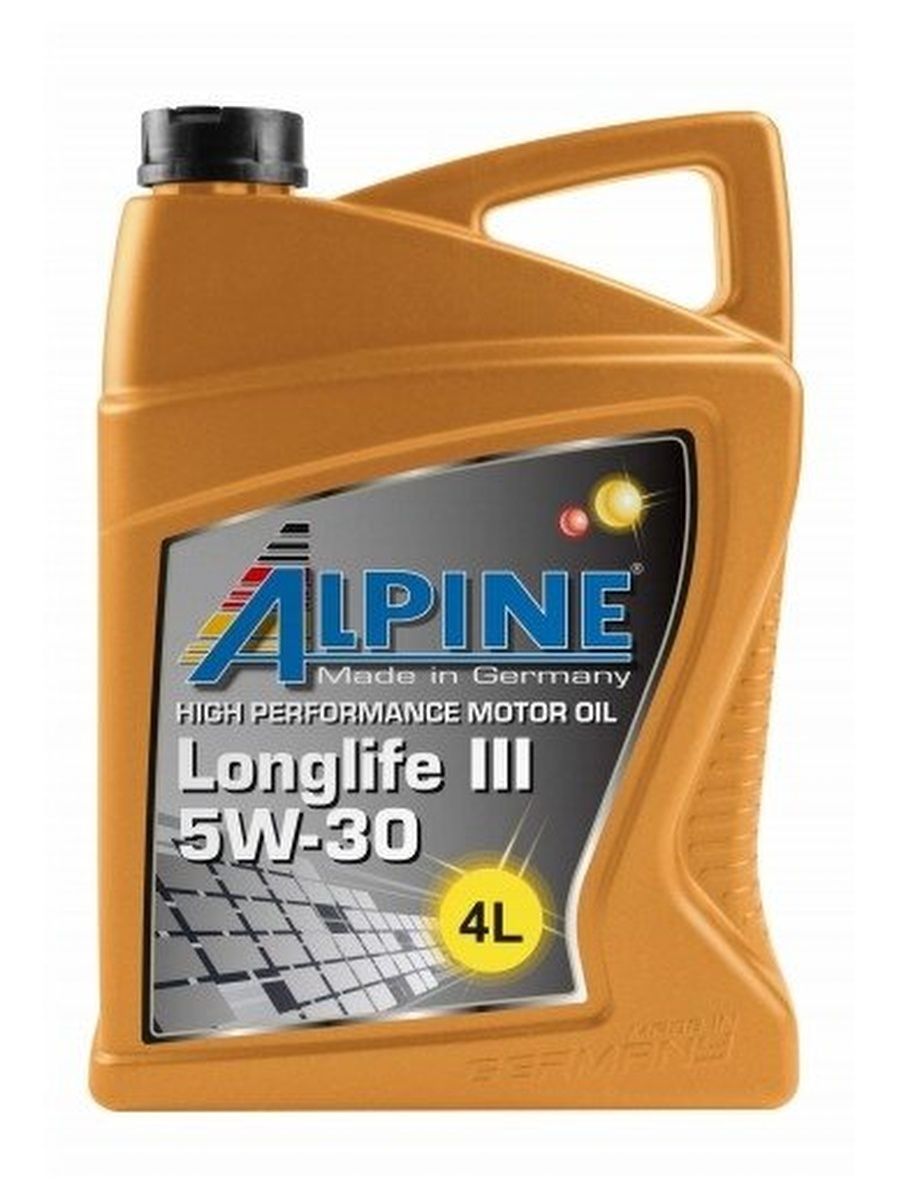 Моторное масло ALPINE Longlife III 5W-30, 4 л