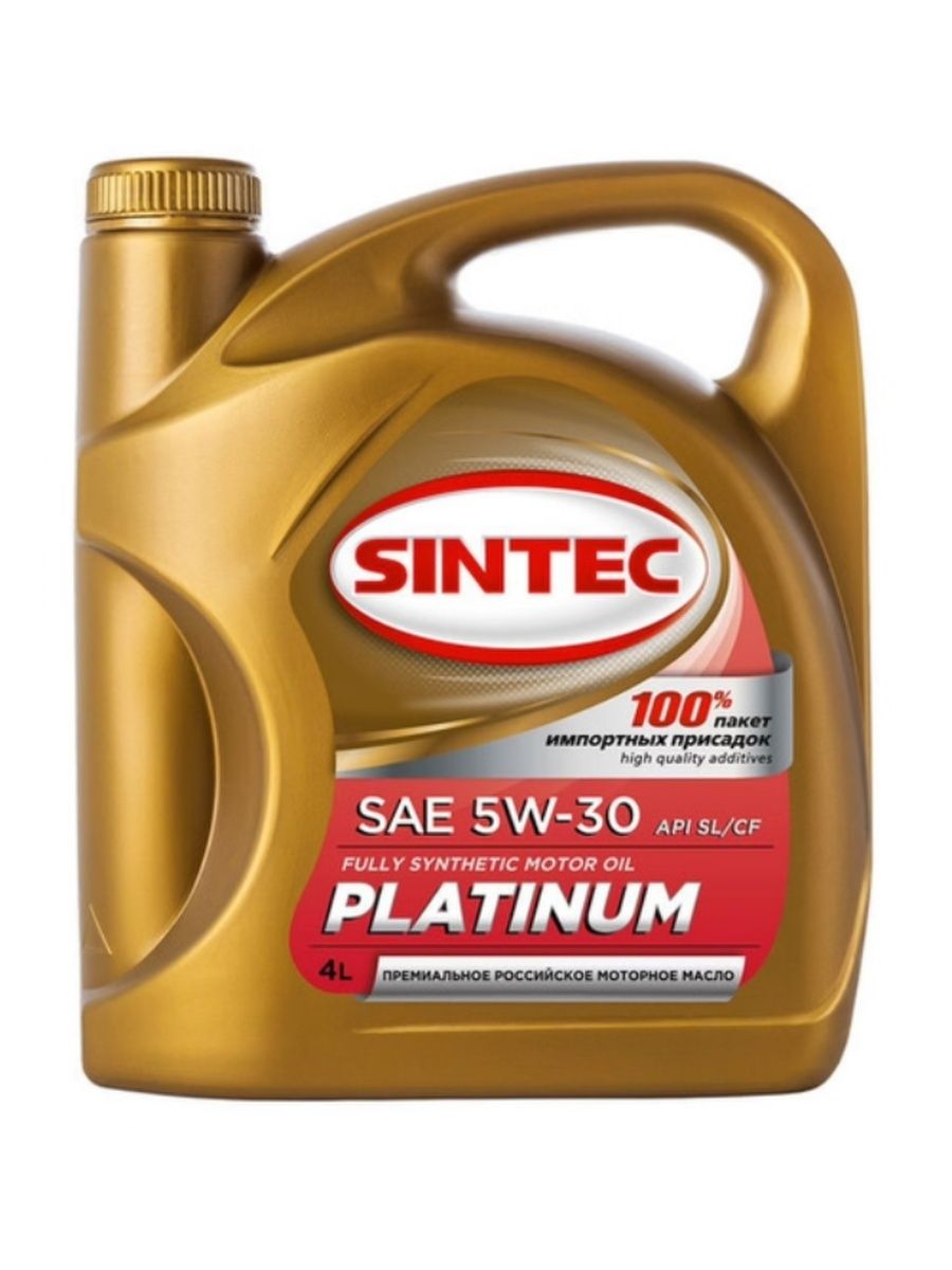 Моторное масло Sintec Платинум 5W30 API SNCF 4л (801939)
