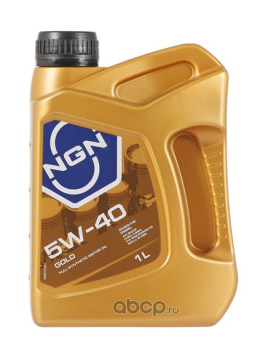 NGN Масло моторное синтетика 5w40 1л