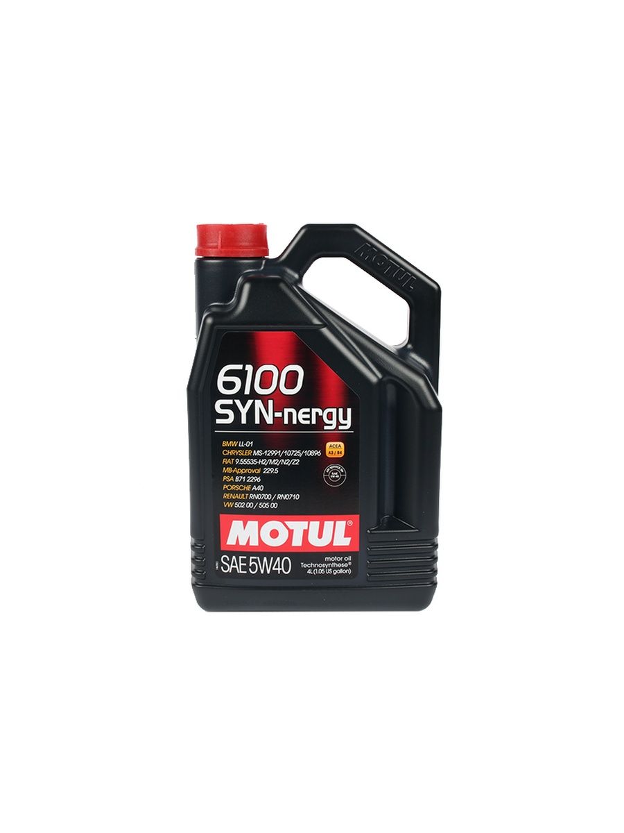 Масло моторное MOTUL 6100 SYN-NERGIE 5W40 4л A3B4  106020