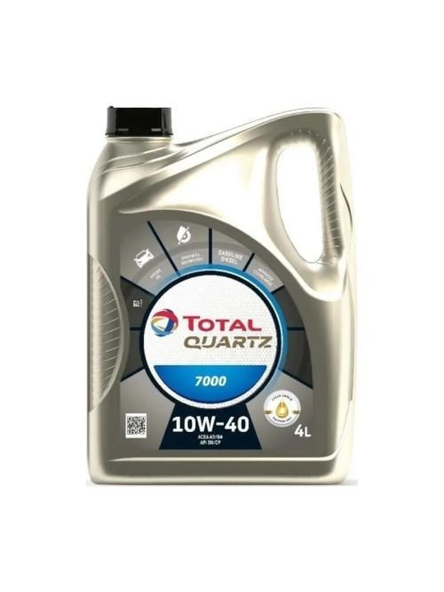 Моторные масла для легковых автомобилей TOTAL QUARTZ 7000 10W-40 (SN)
