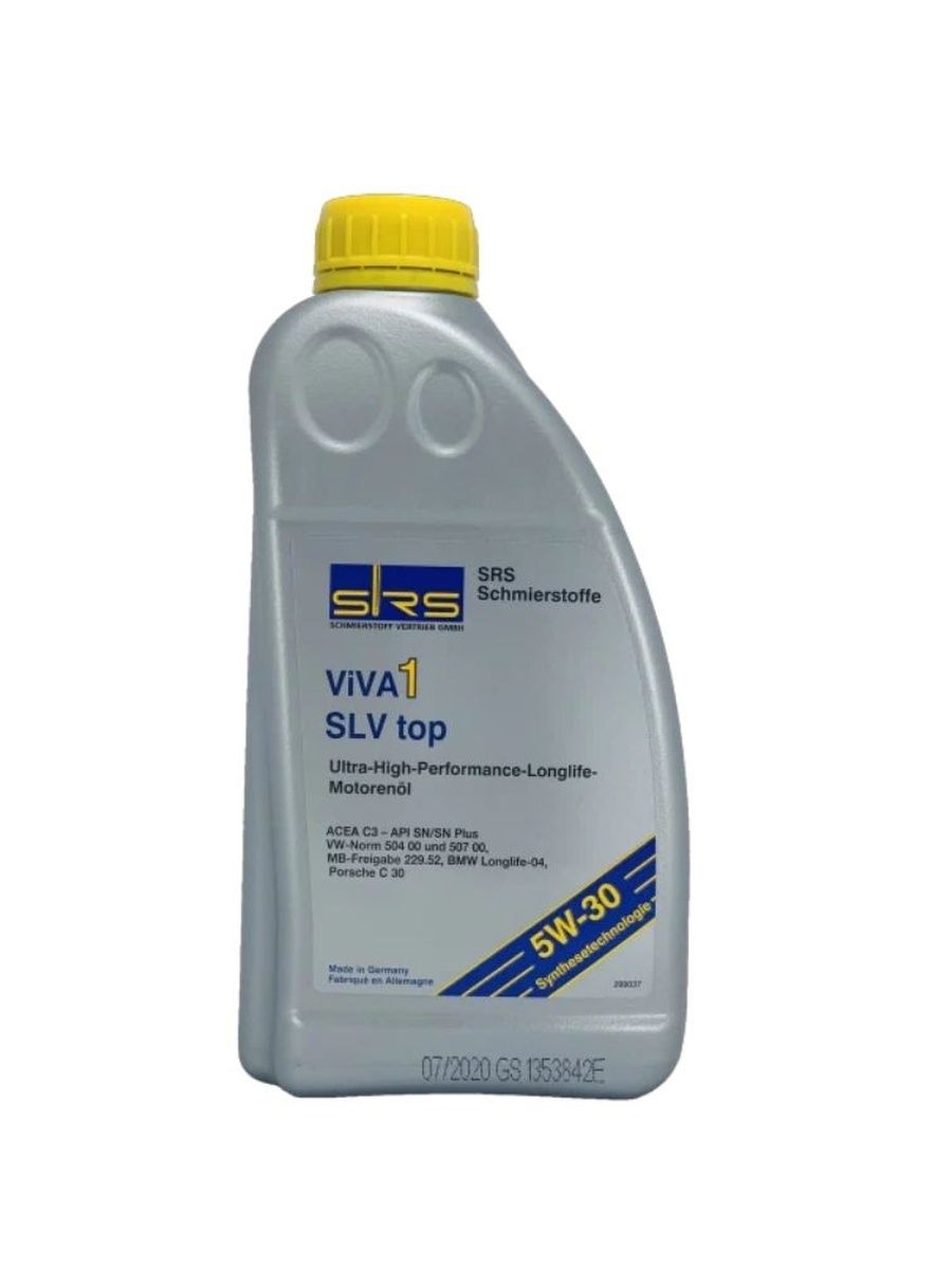 Масло моторное SRS Viva 1 SLV top 5W30 1л (22779)