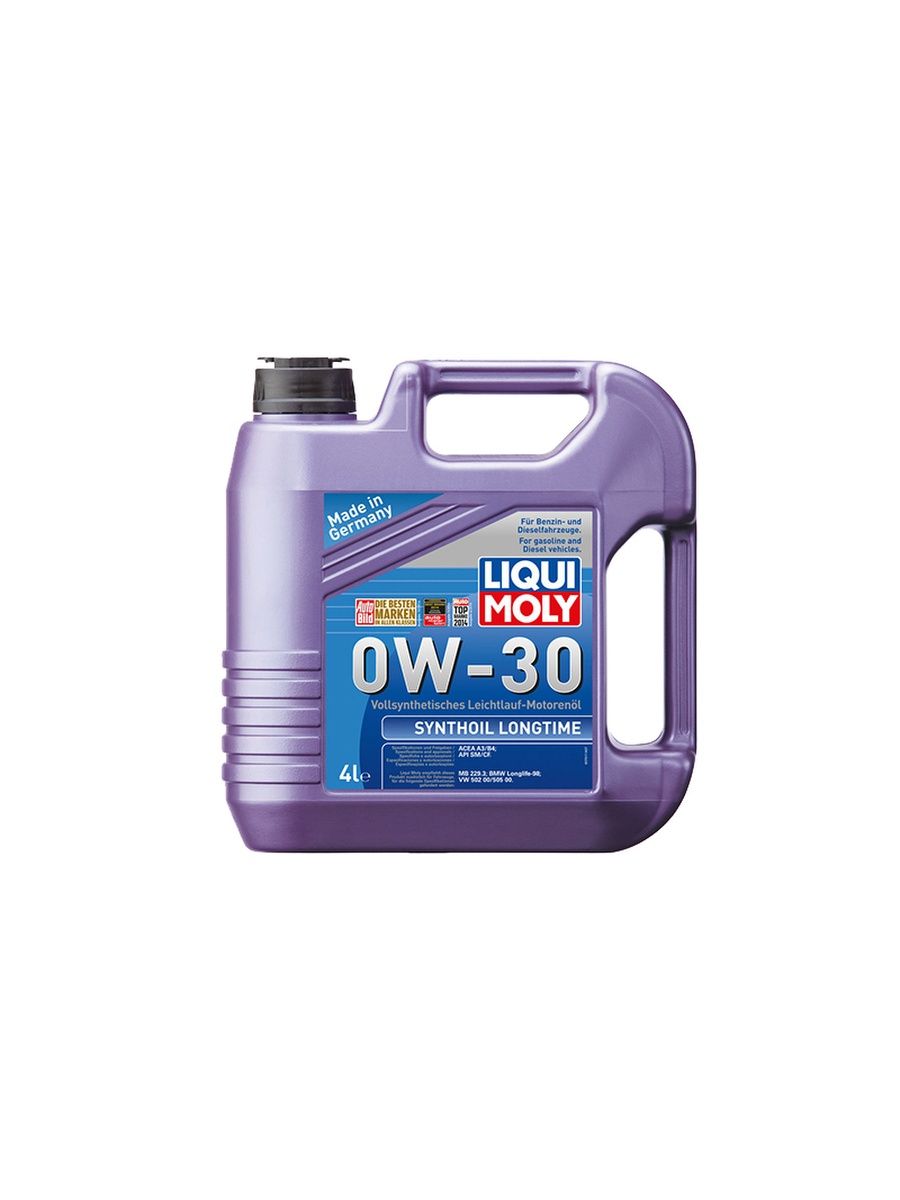 Масло моторное LIQUI MOLY 7511 SYNTHOIL LONGTIME 0W30 4л SMCF 7511