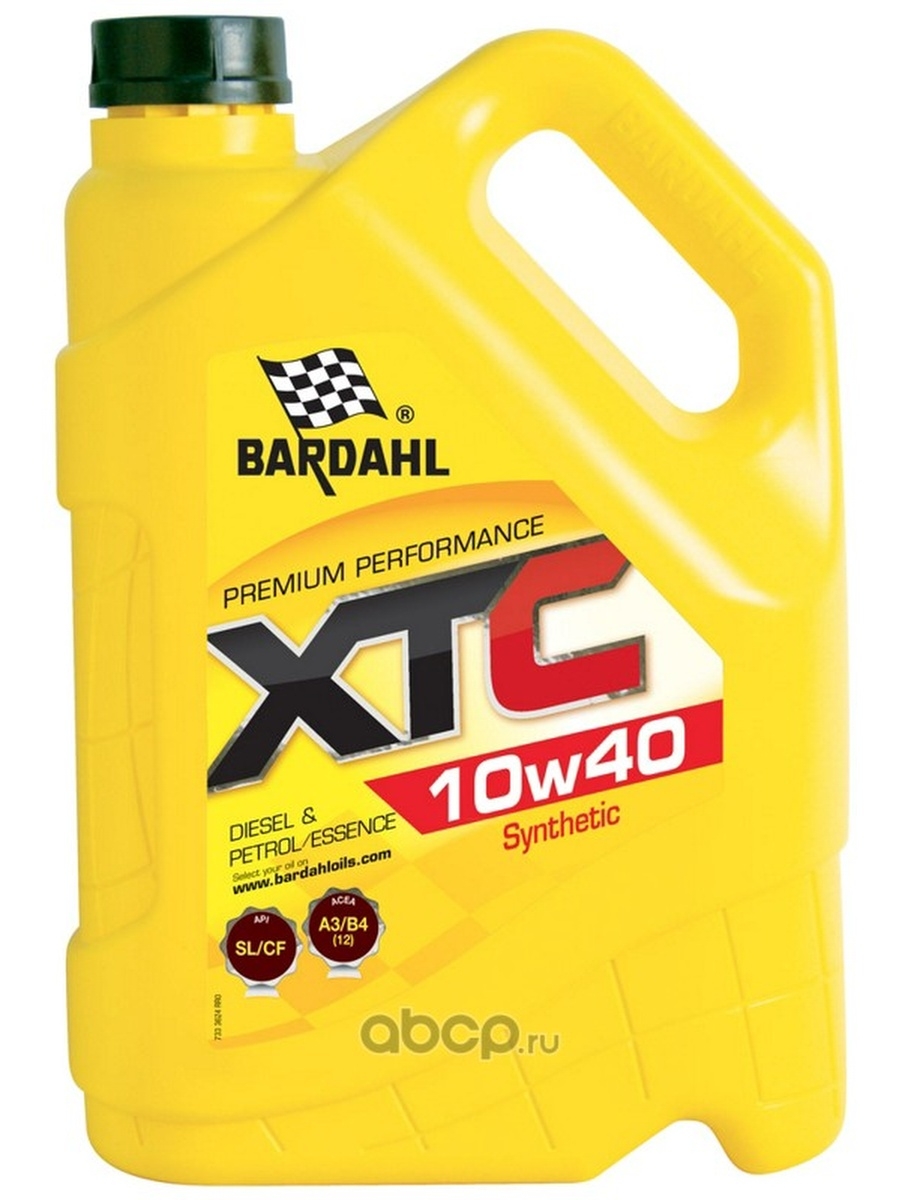 Масло моторное Бардаль XTC 10w40 полусинтетическое 5л