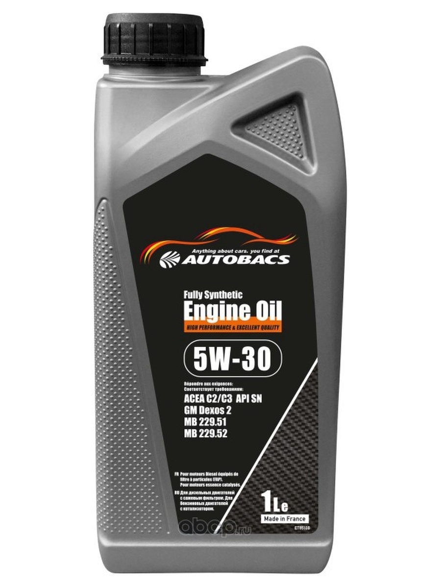 Масло моторное 5W-30 AUTOBACS FULLY SYNTHETIC ENGINE OIL 1л