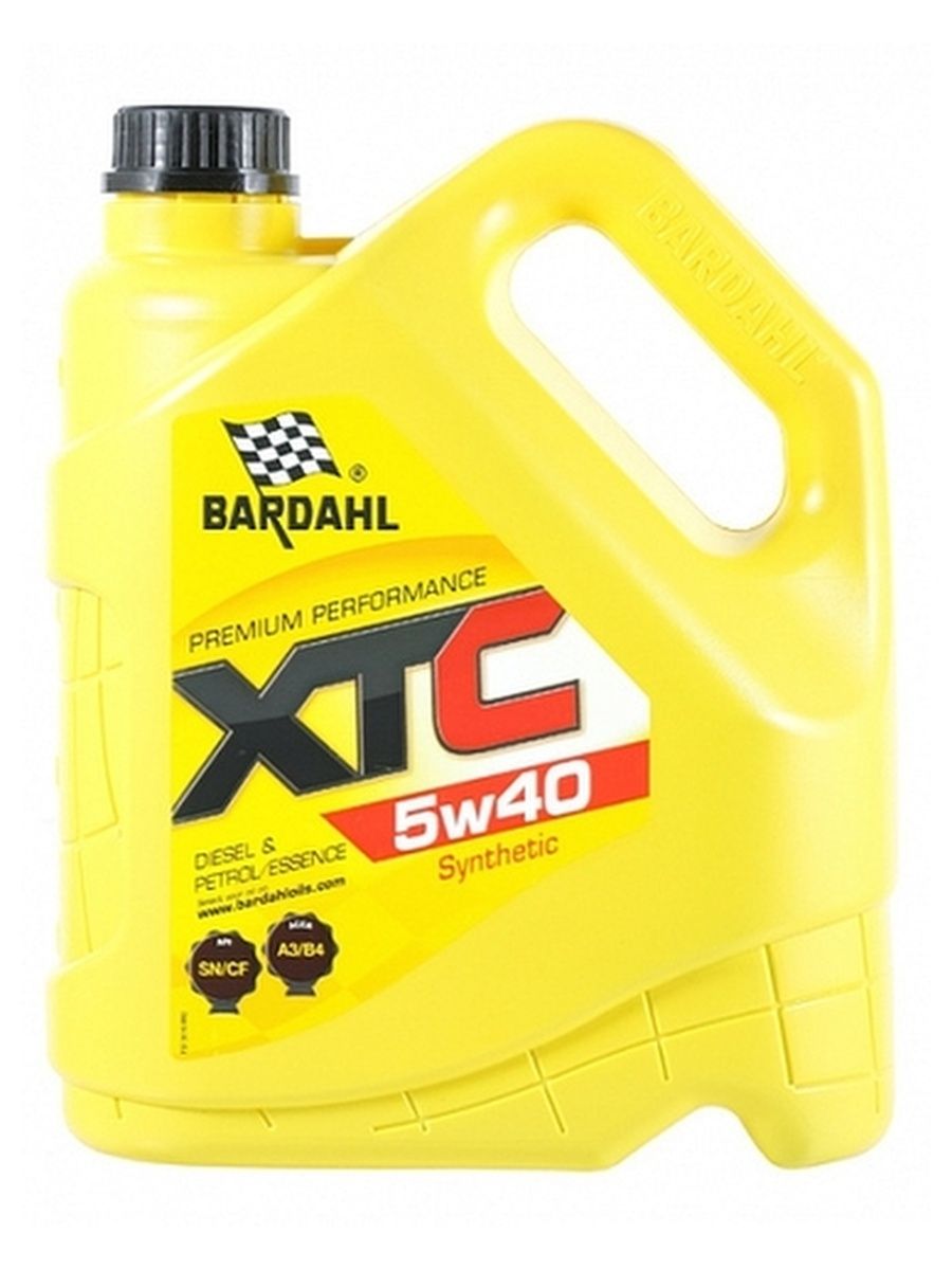 моторное масло Bardahl XTC 5W-40 SNCF, 4 л