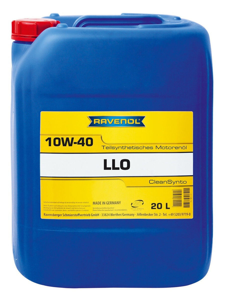 RAVENOL LLO SAE 10W-40 (20л) new