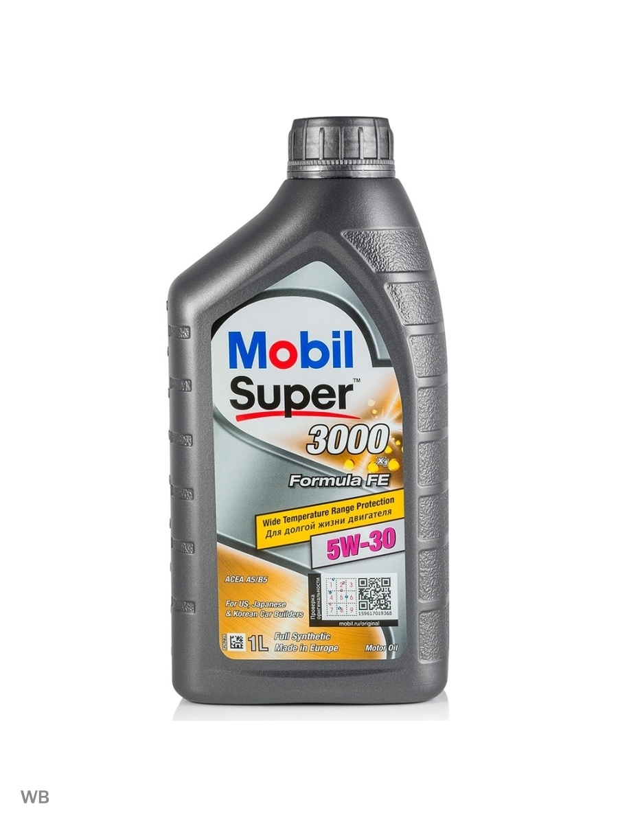 Моторное масло Mobil Super 3000 X1 FE 5W-30 1л. синт.