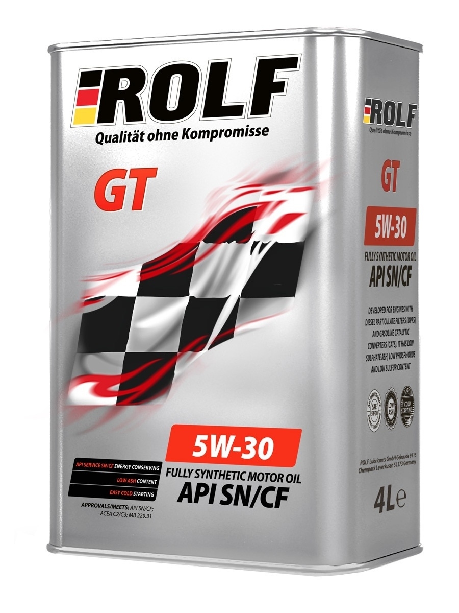 Моторное масло ROLF GT SAE 5W-30