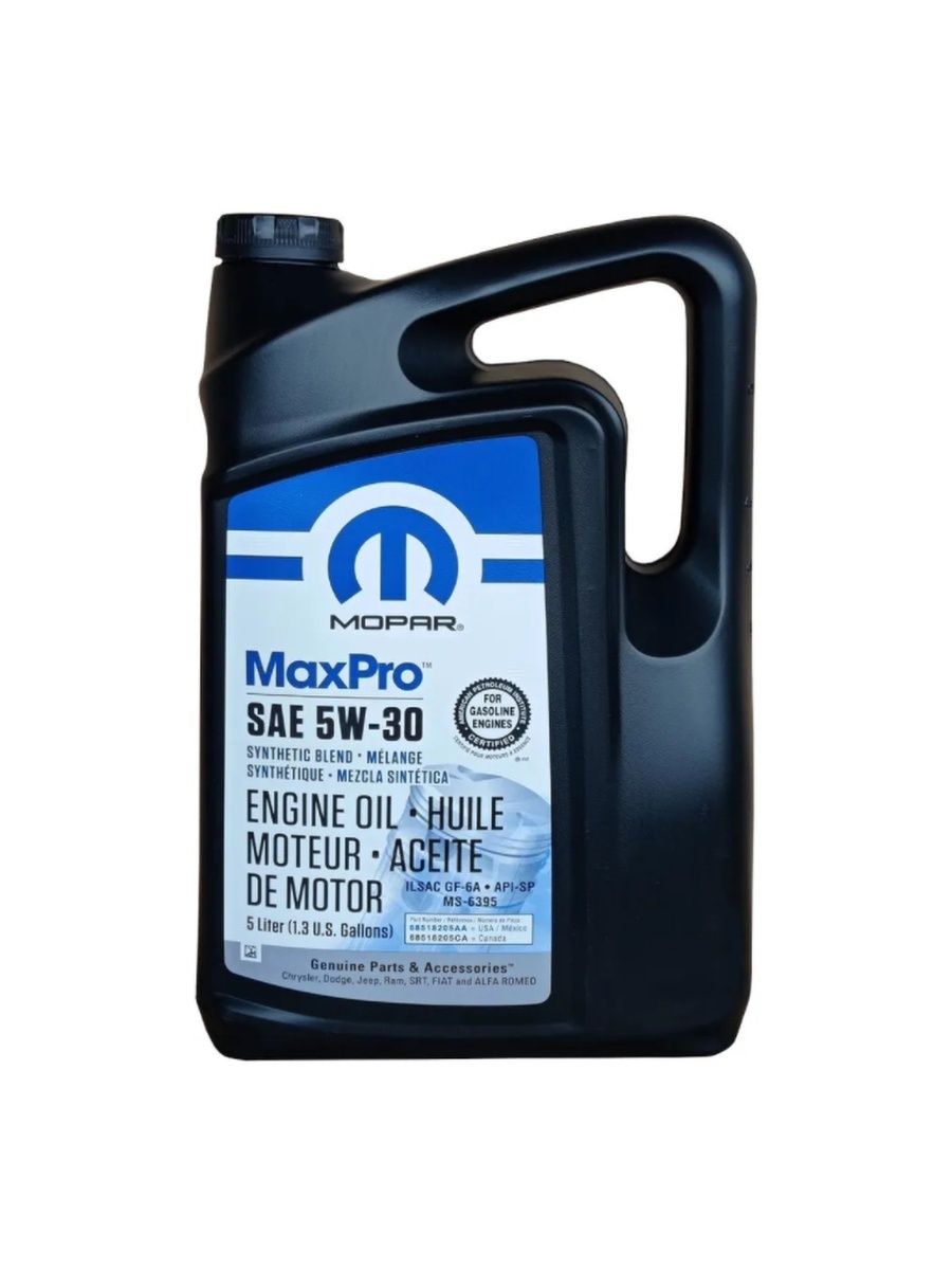 Моторное масло Mopar MaxPro SAE 5W30 5л (68218921AC)