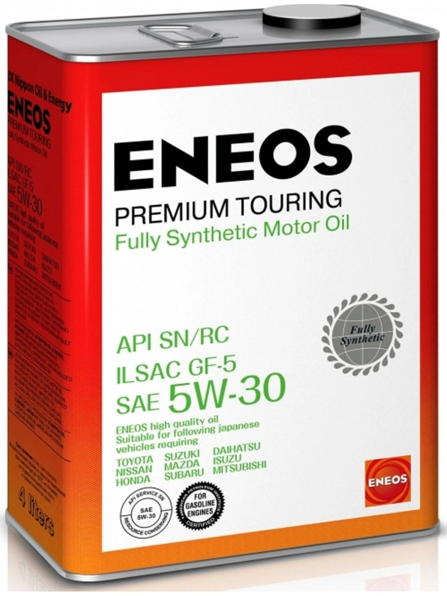 Масло моторное ENEOS premium touring 5w30 4л