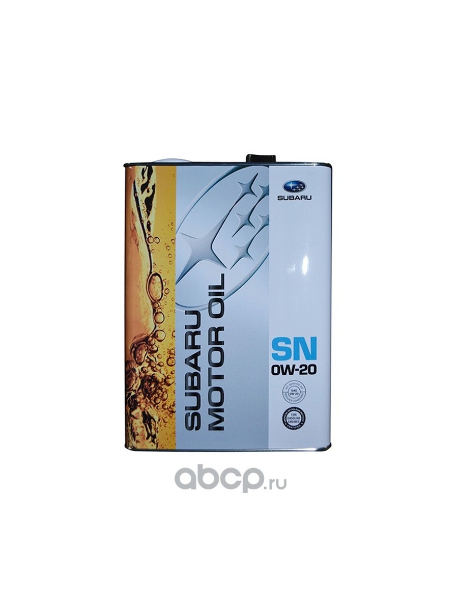 Subaru Масло моторное Субару MOTOR OIL 0w20 синтетическое 4л