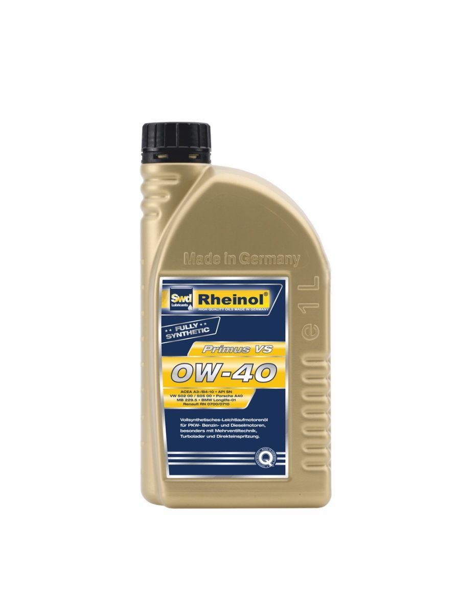 Моторное масло Swd Rheinol Primus VS 0W40 1л