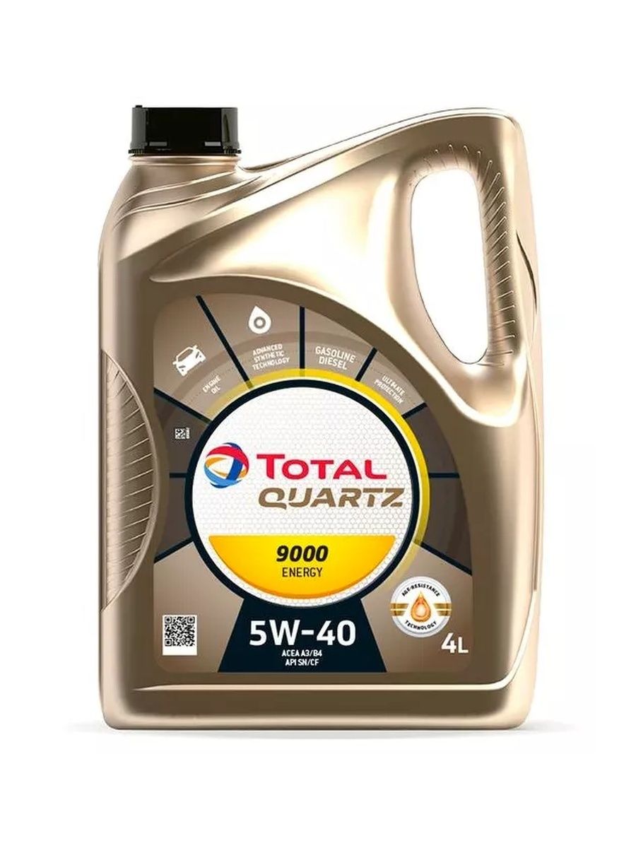 Моторное масло Total Quartz 9000 Energy 5W40 4л (10970501)