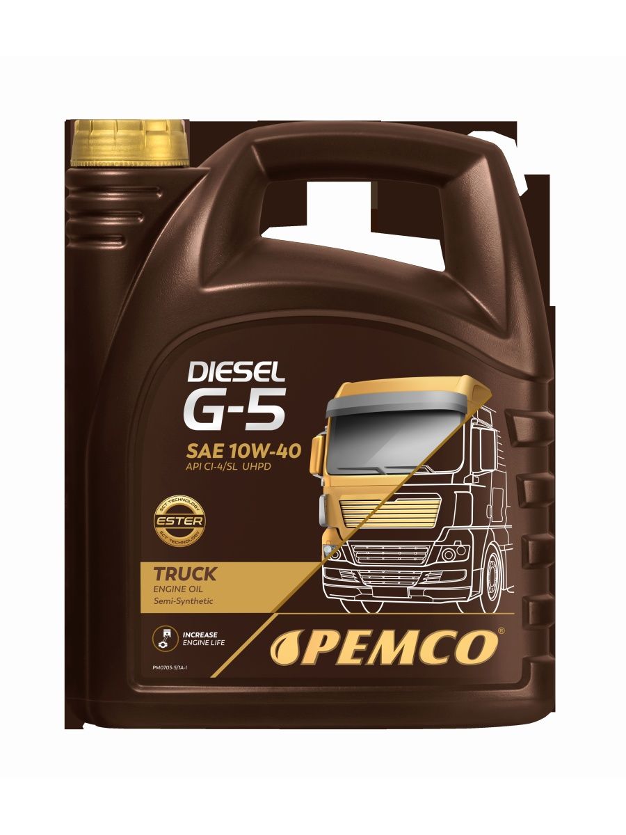 PEMCO 10W-40 Diesel G-5 UHPD 5л