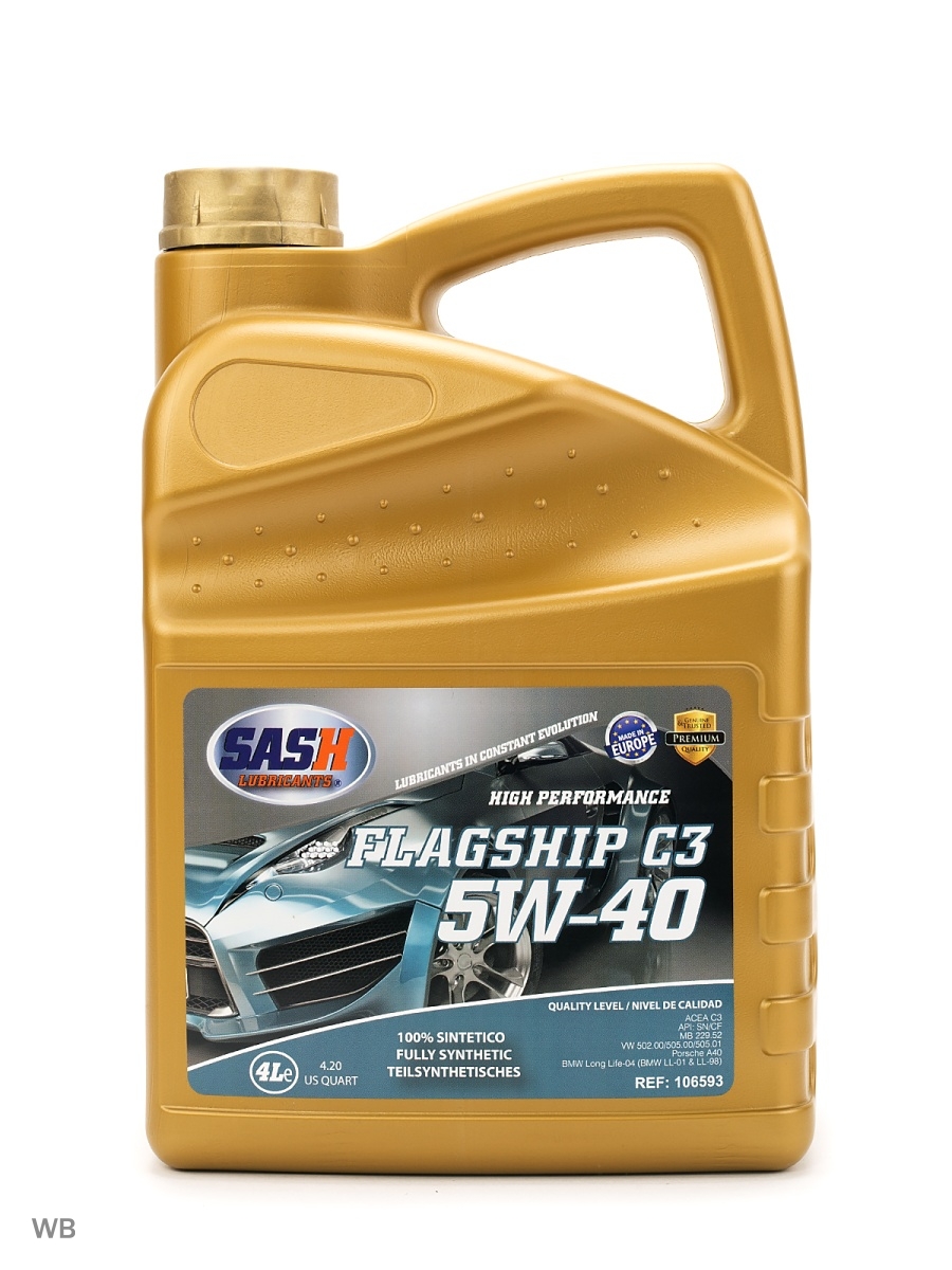 Моторное масло SASH Flagship C3 5W40