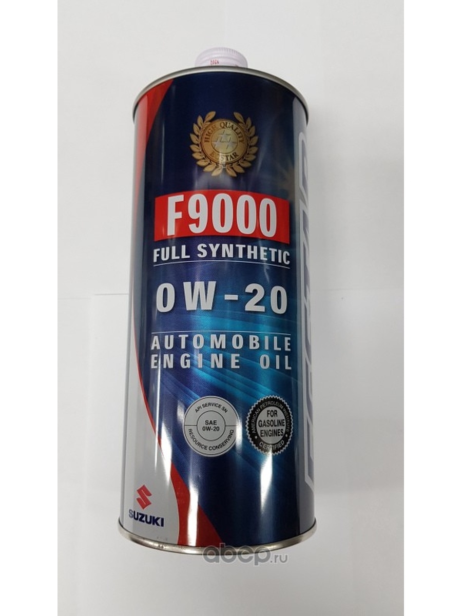 Suzuki Масло моторное Сузуки Motor Oil SN- 0w20 синтетическое 1л