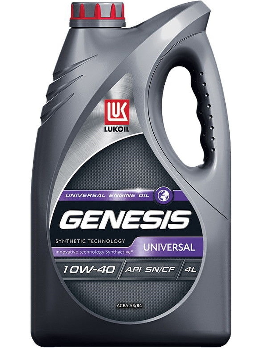 Масло моторное Лукойл Genesis Universal 10W-40 полусинтетическое 4 л 3148646