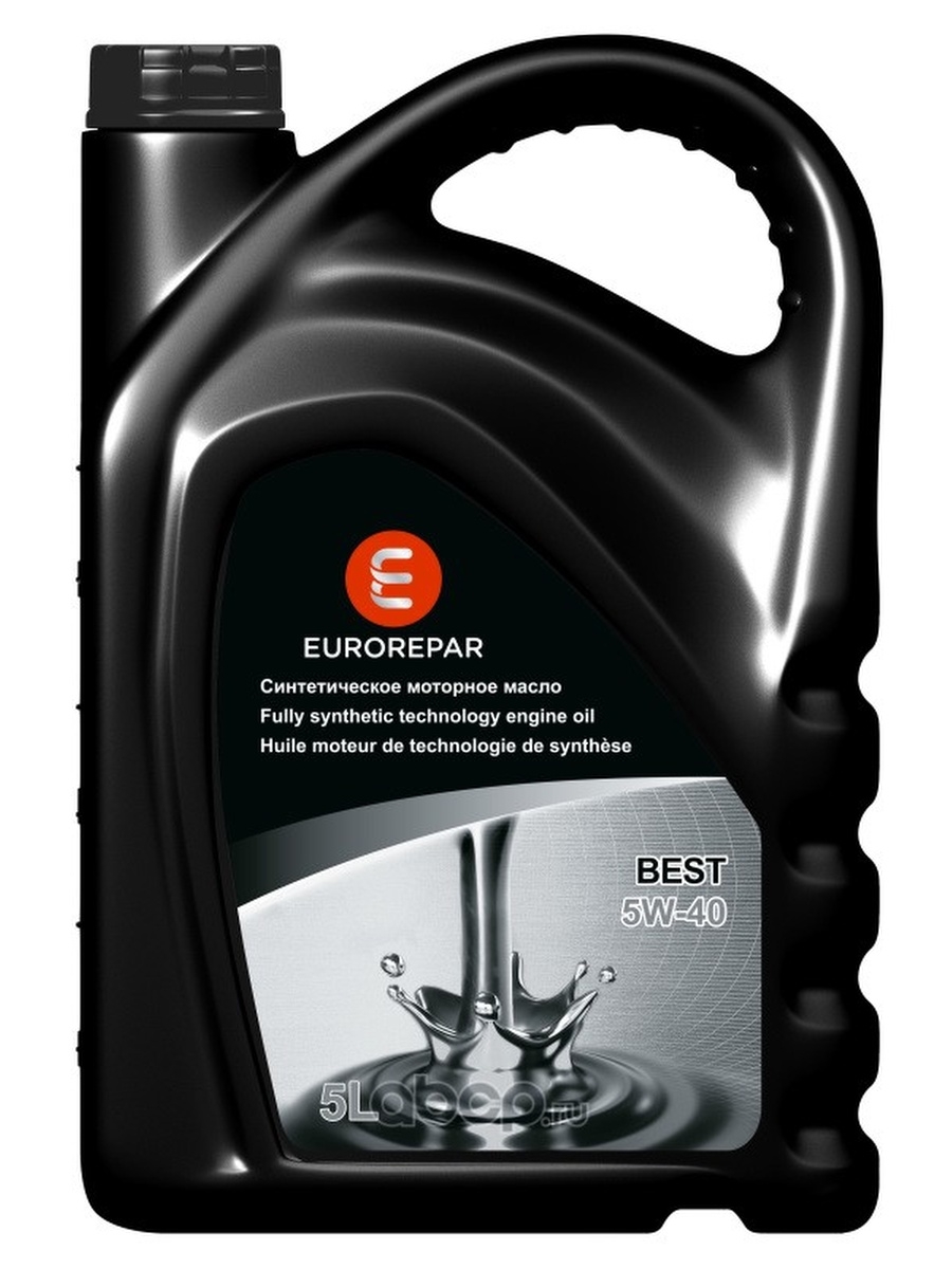 Масло моторное синтетическое 5л - Масло EUROREPAR BEST 5W-40 AAE GROUP B6, API CF, API SN