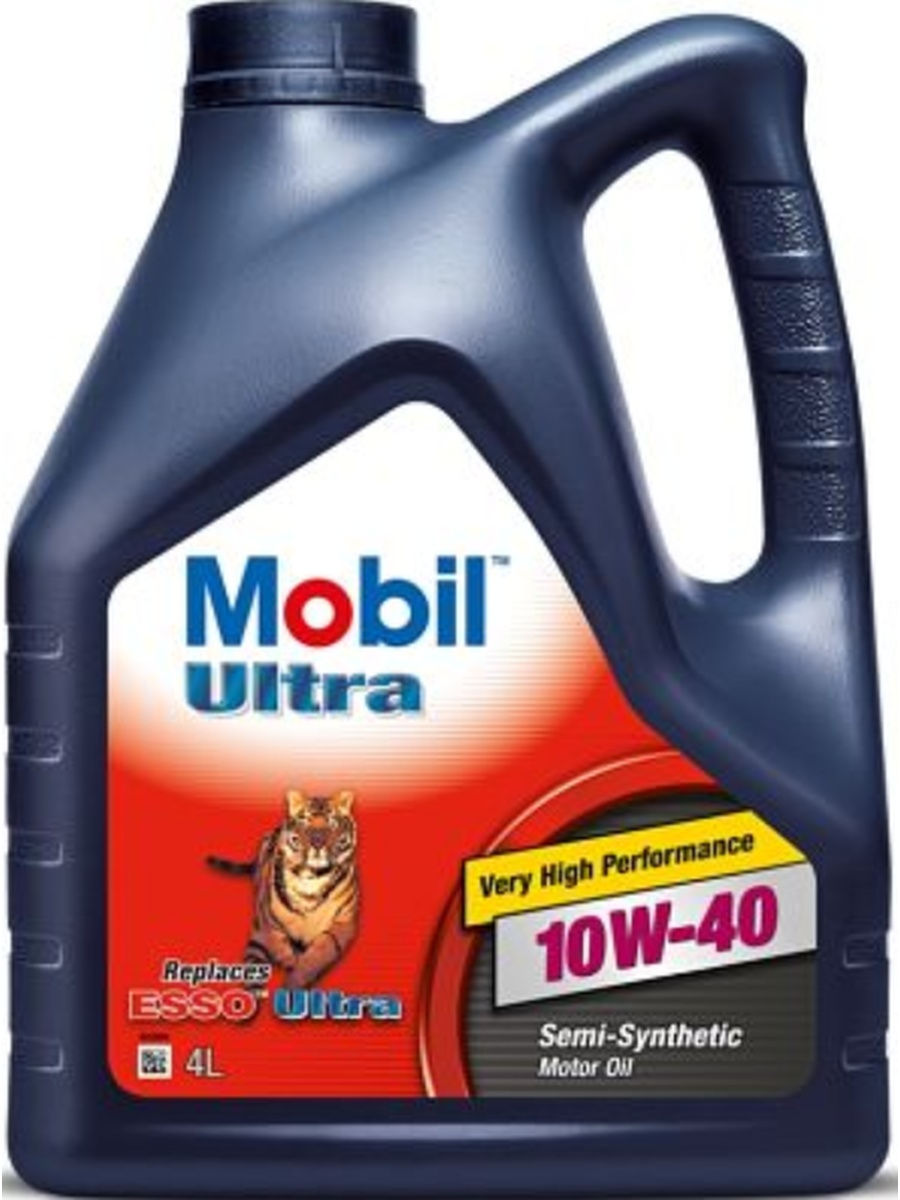 Масло моторное Mobil-1 Ultra 10w40 4л, полусинтетика, Мобил ультра