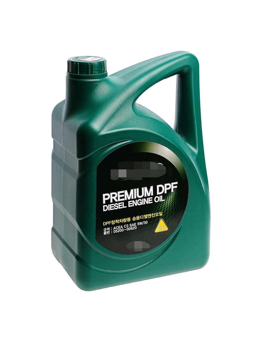 Масло дизельное HYUNDAI 5W30 синт.6л PREMIUM DPF DIESEL OE