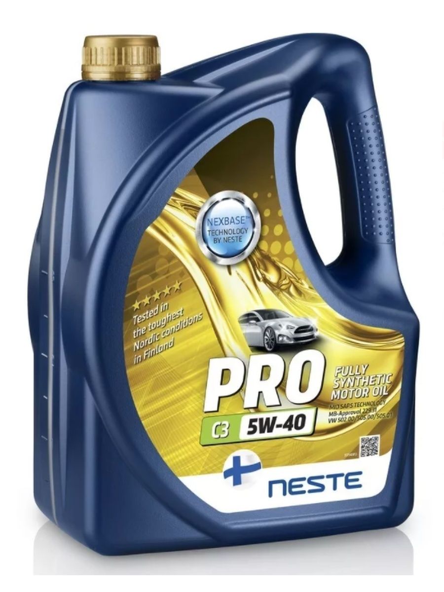 Моторное масло Neste Pro C3 5W40 4л