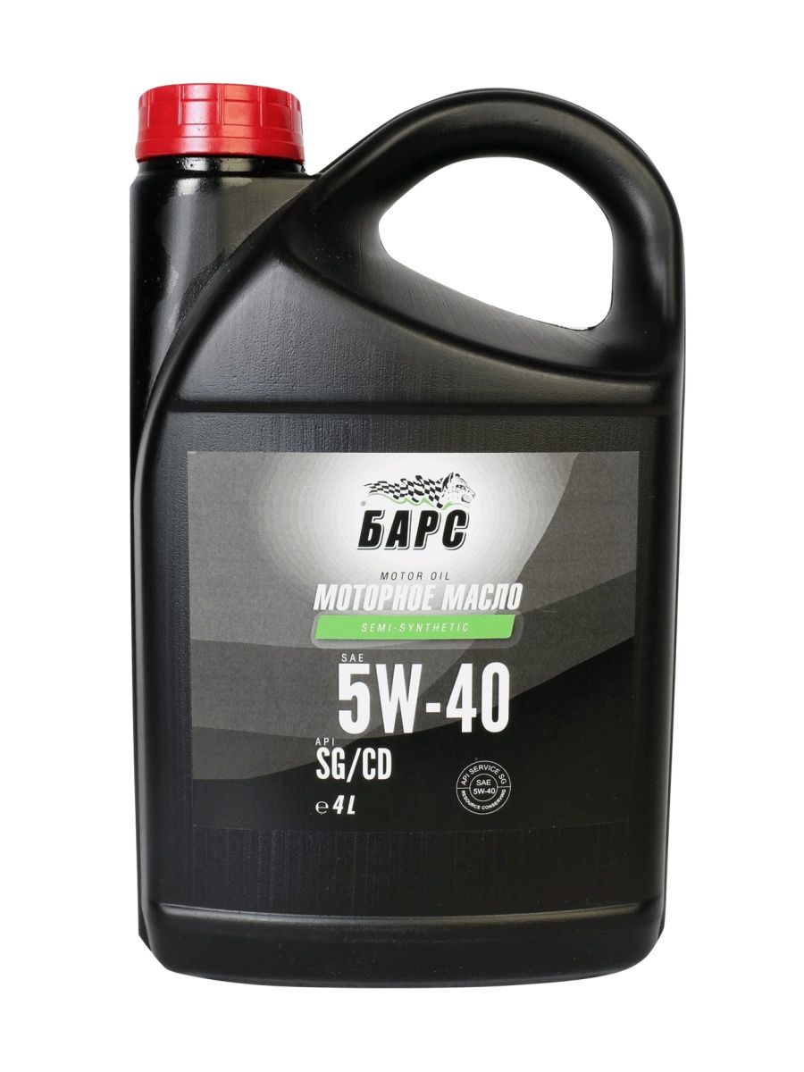 Масло моторное БАРС 5W40 SGCD 4л  БАРС 5W40 SGCD 4л