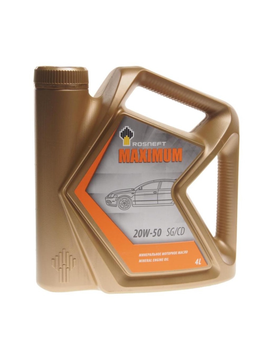 Масло моторное Maximum 20W50 мин.4л РОСНЕФТЬ  40814542