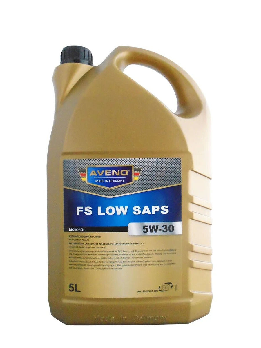 Моторное масло AVENO FS Low SAPS SAE 5W-30 (5л)