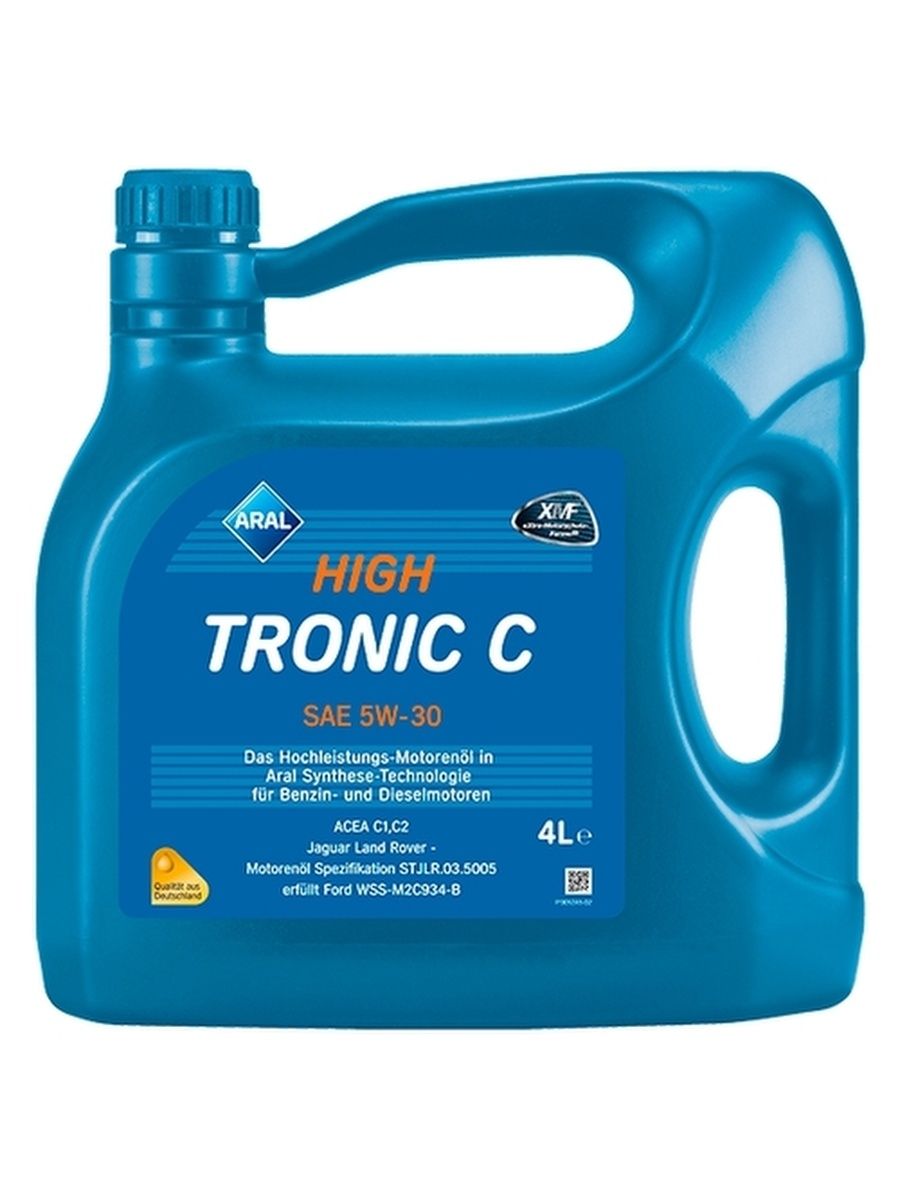 Моторное масло ARAL High Tronic C 5W30, 4 л