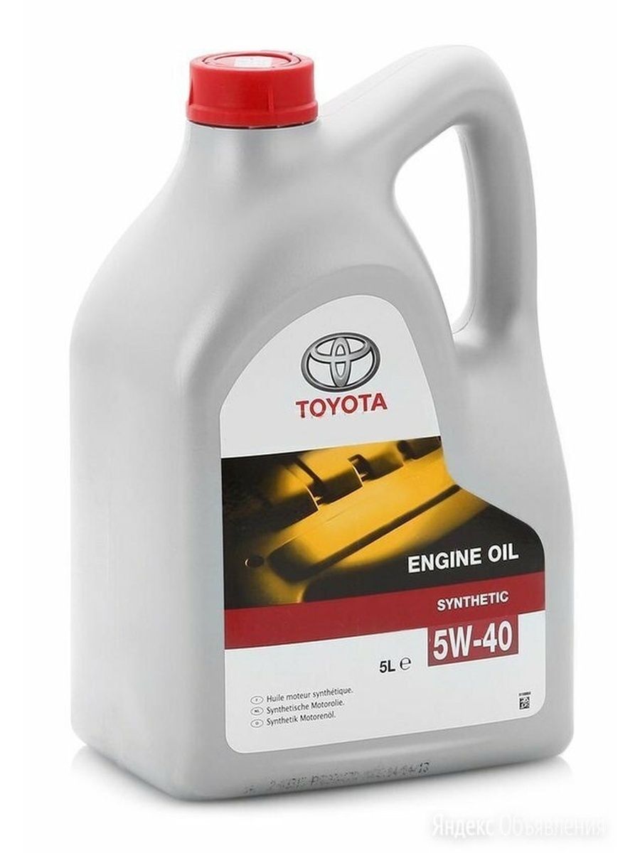 Моторное масло 5W40 Toyota ENGINE OIL