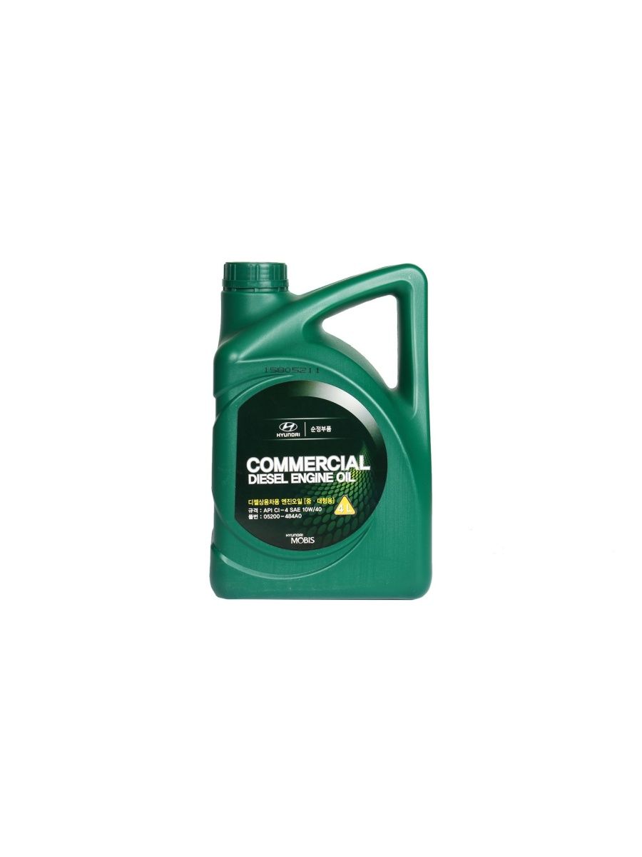 Масло моторное HYUNDAI 10W40 Commercial DIESEL 4л 05200-484A0