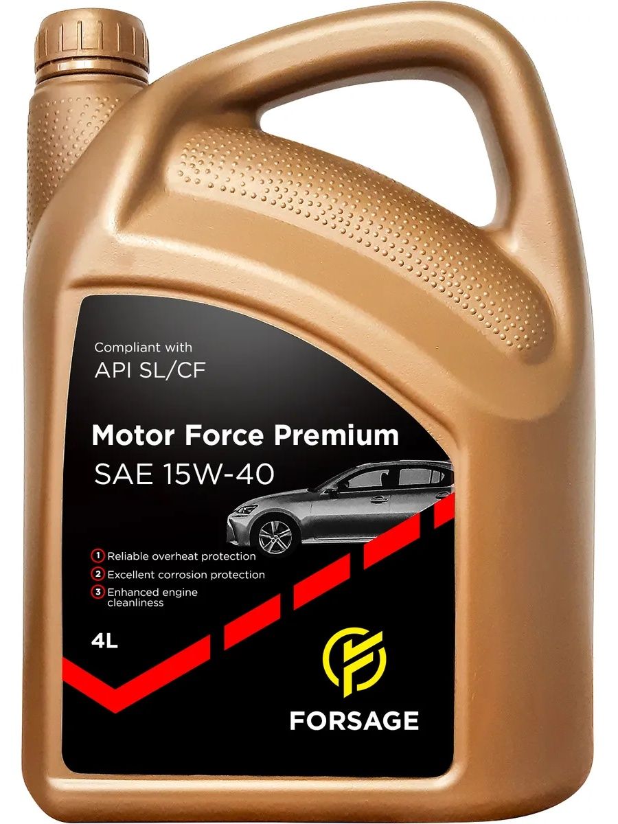 Масло Forsage Motor Force PREMIUM 15W-40 API SLCF (4л)