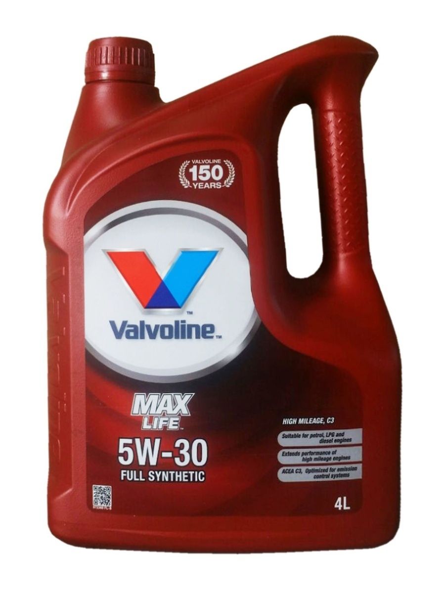 Моторное масло Valvoline MaxLife 5W30 C3 4л