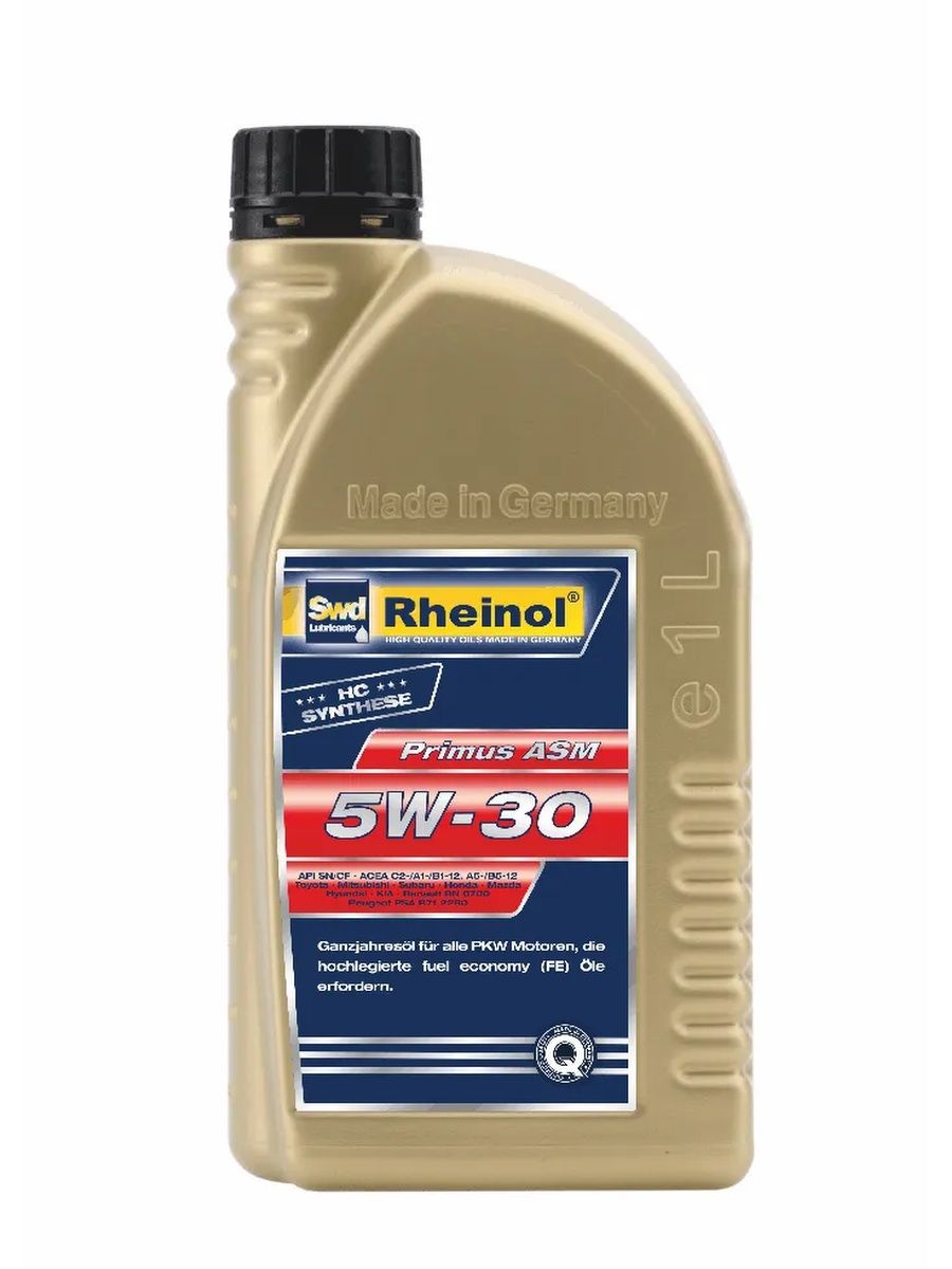 Моторное масло Swd Rheinol Primus ASM 5W30 1 л