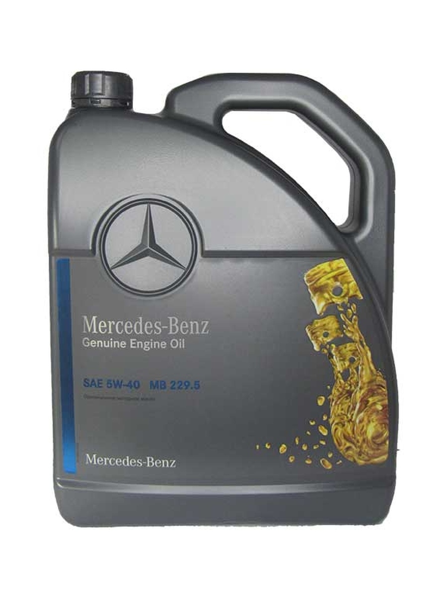 Масло моторное MERCEDES 5W40 синт.5л (спецификация 229.5) OE A000989210713FAER
