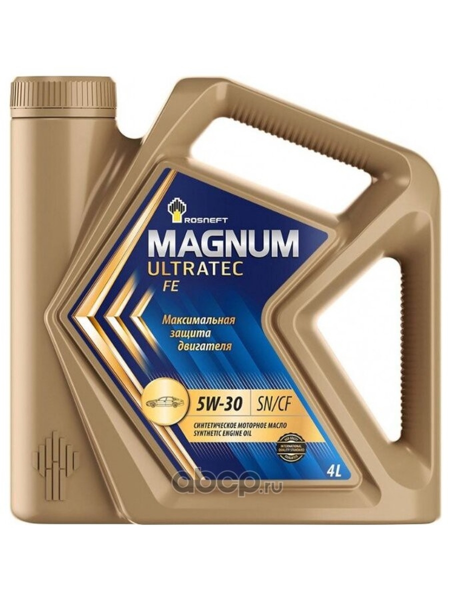 Rosneft Масло моторное Роснефть MAGNUM ULTRA TEC FE 5w30 синтетика 5w30 4л
