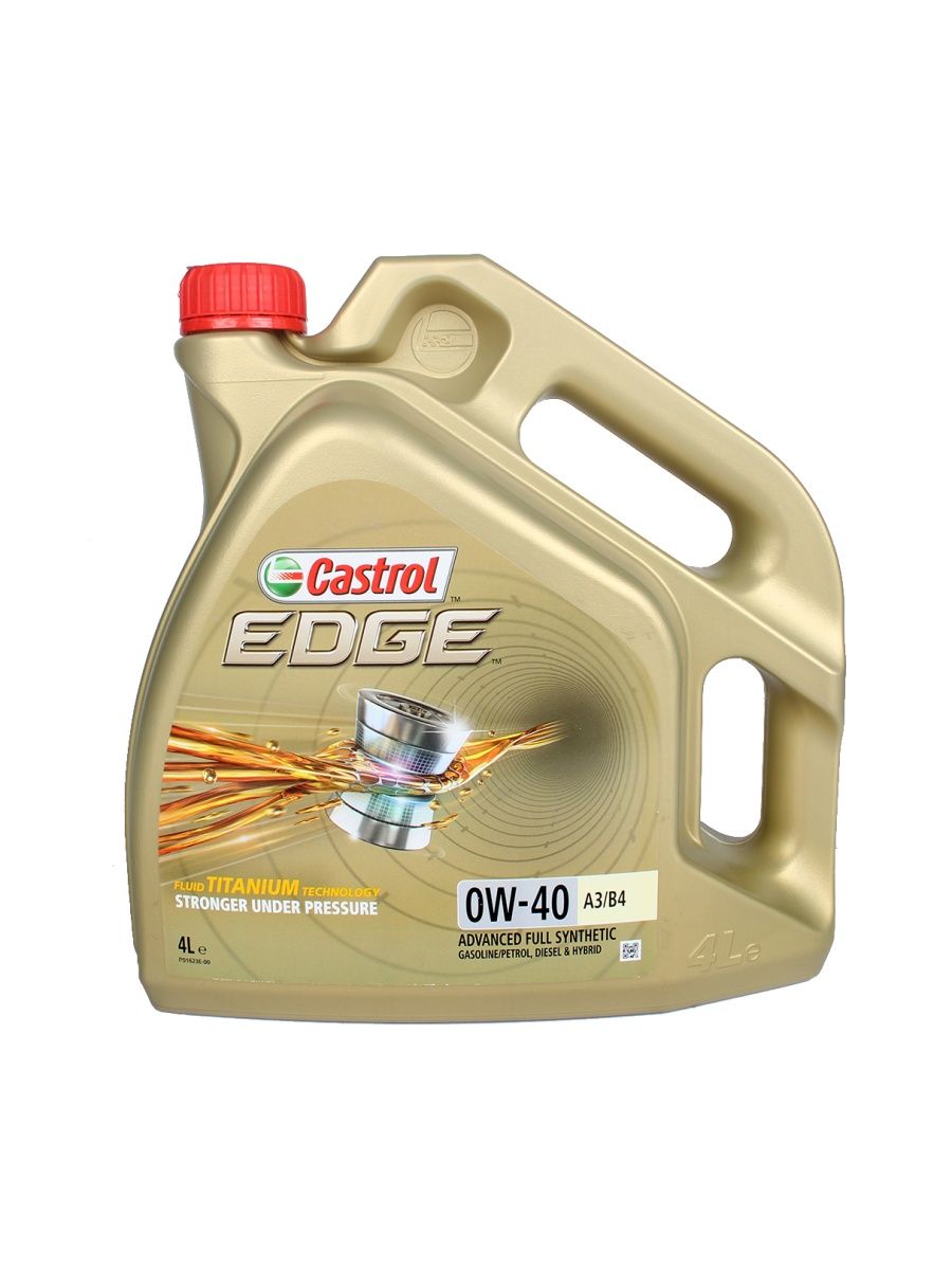 Масло моторное CASTROL EDGE 0W40 A3B4 4л 0W40