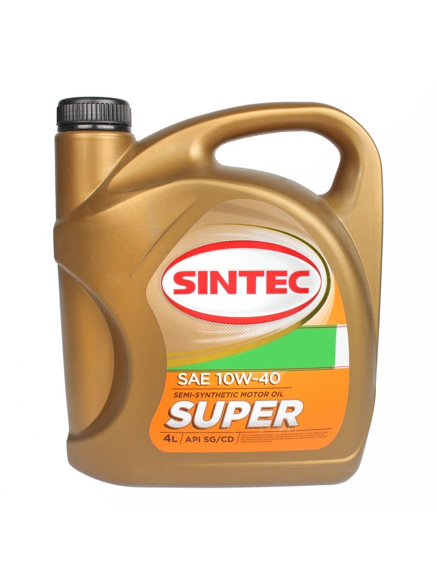 Масло моторное SINTEC СУПЕР 10W40 4л  10W40