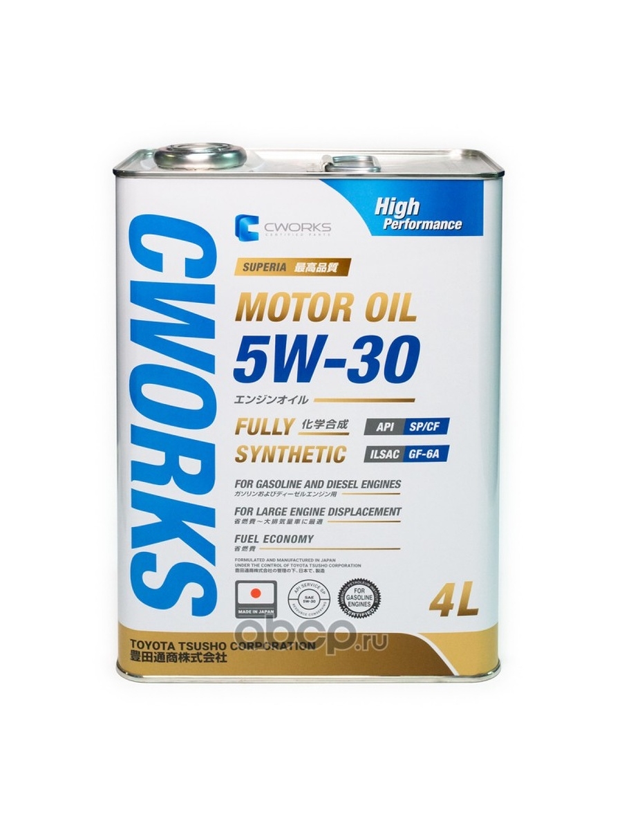 Моторное масло Синтетическое  5W-30  4л