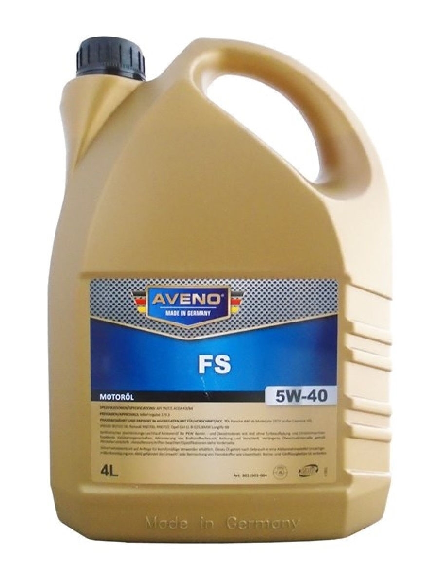 Моторное масло AVENO FS SAE 5W-40 (4л)